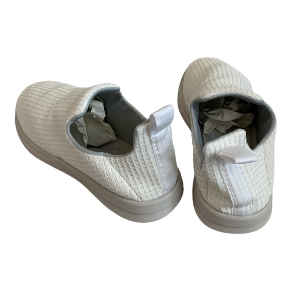 Mens Shoes LUSSO CLOUD Jet Matte White Nomad Waffle Shoes Slip on Shoes - Picture 5 of 9